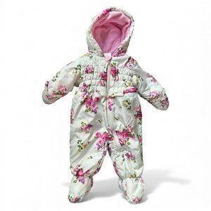 Rothschild Floral Baby Snowsuit 6-9 Months